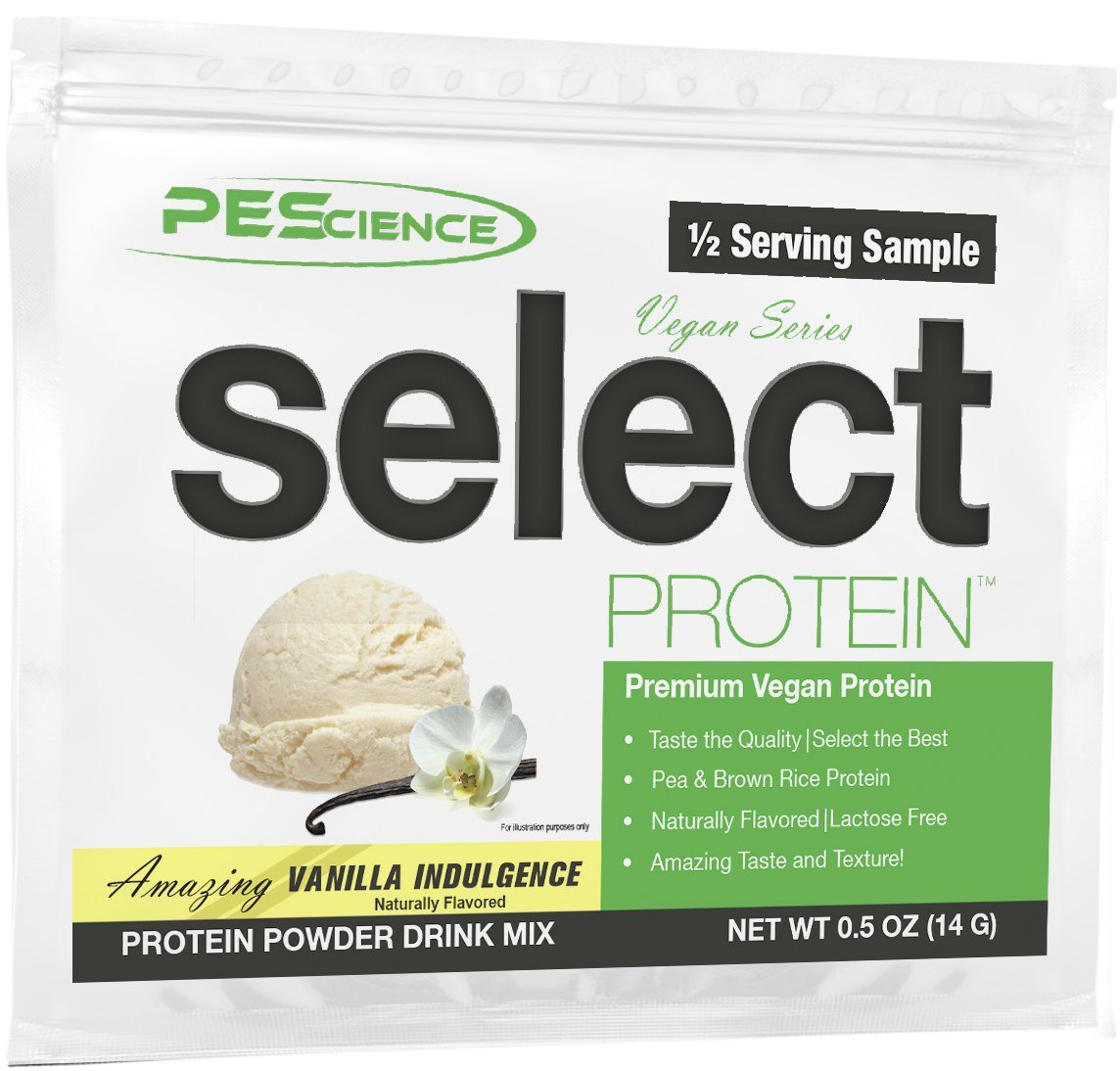 PEScience Select Vegan Protein Vegan Vanilla Indulgence 1 Sample