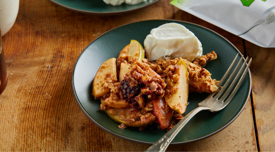 Apple Berry Protein Crisp