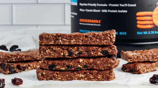 Chocolate Oatmeal Protein Bars