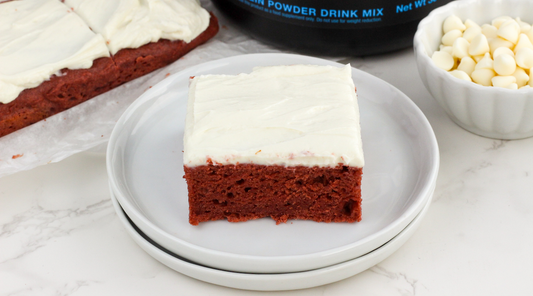 Red Velvet Blondies