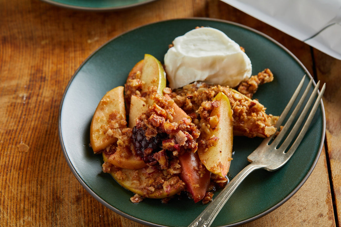 Apple Berry Protein Crisp