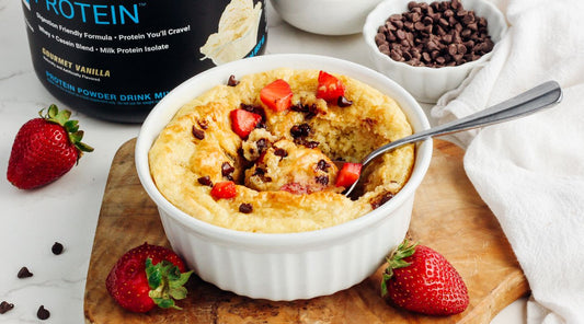 Baked Protein Pancake Bowl