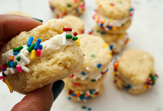 Cake Batter Protein Cookies