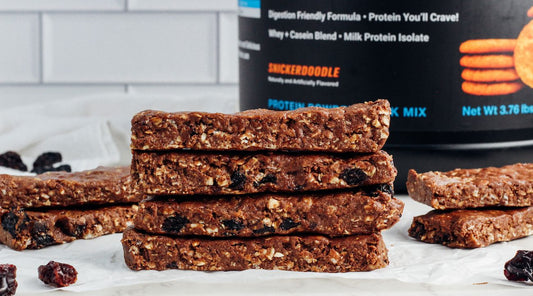 Chocolate Oatmeal Protein Bars