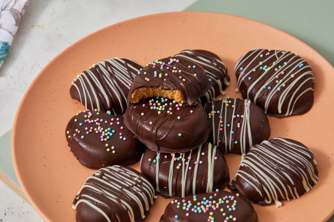 Chocolate Peanut Butter Protein Easter Eggs