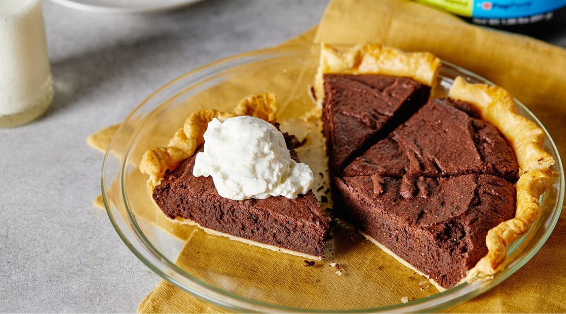 Chocolate Truffle Brownie Pie