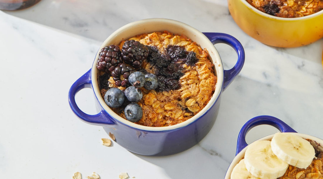 Easy Baked Protein Oats