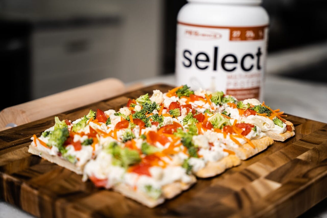 Easy Veggie Protein Pizza