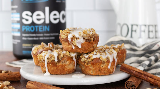 Gluten-Free Coffee Cake Protein Muffins