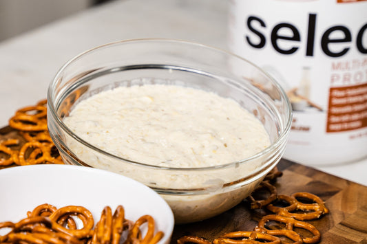 Jalapeño Artichoke Protein Dip