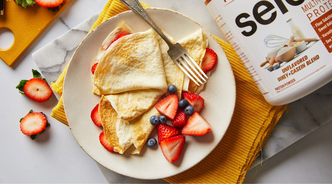 Low-Carb Protein Crêpes