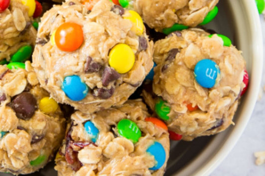 M&M Protein Oat Balls