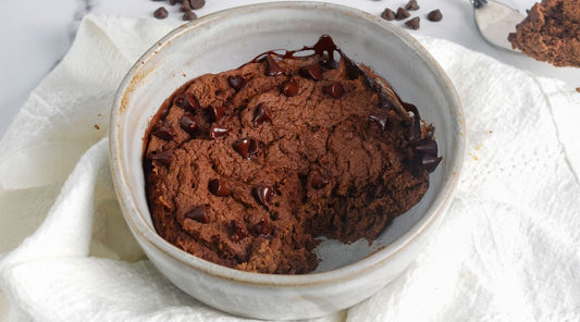 One Minute, 100 Calorie Protein Brownie