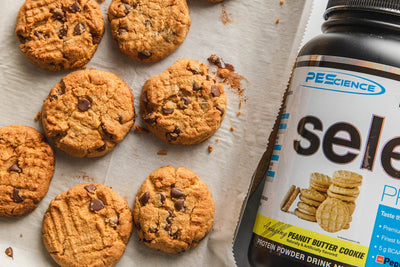 Protein Peanut Butter Chocolate Chip Cookies