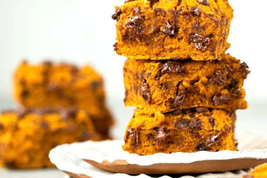 Pumpkin Chocolate Chip Blondies