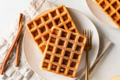 Snickerdoodle Protein Waffles