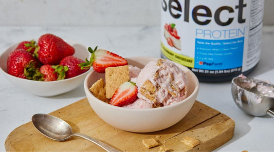 Strawberry Cheesecake Protein Ice Cream
