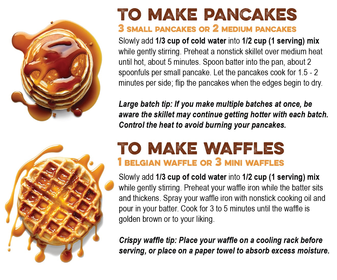 Protein Pancake & Waffle Mix, 15g Protein