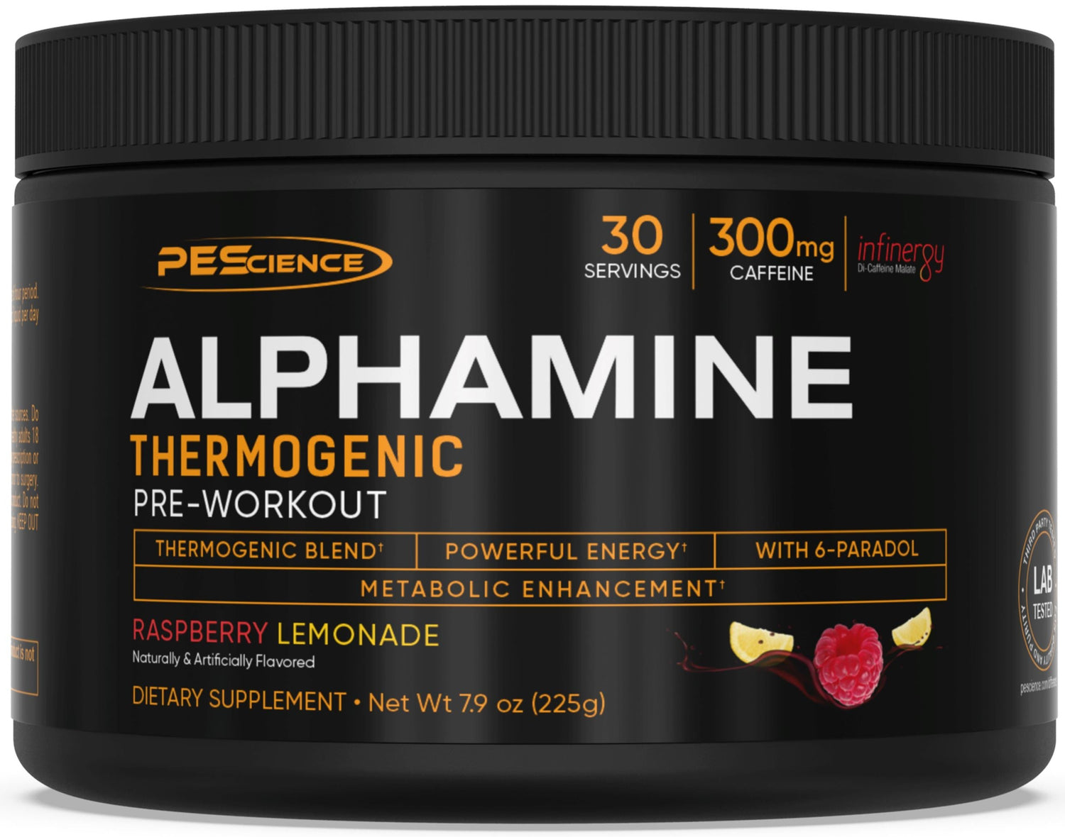 PEScience Alphamine Thermogenic Powder Raspberry Lemonade 60