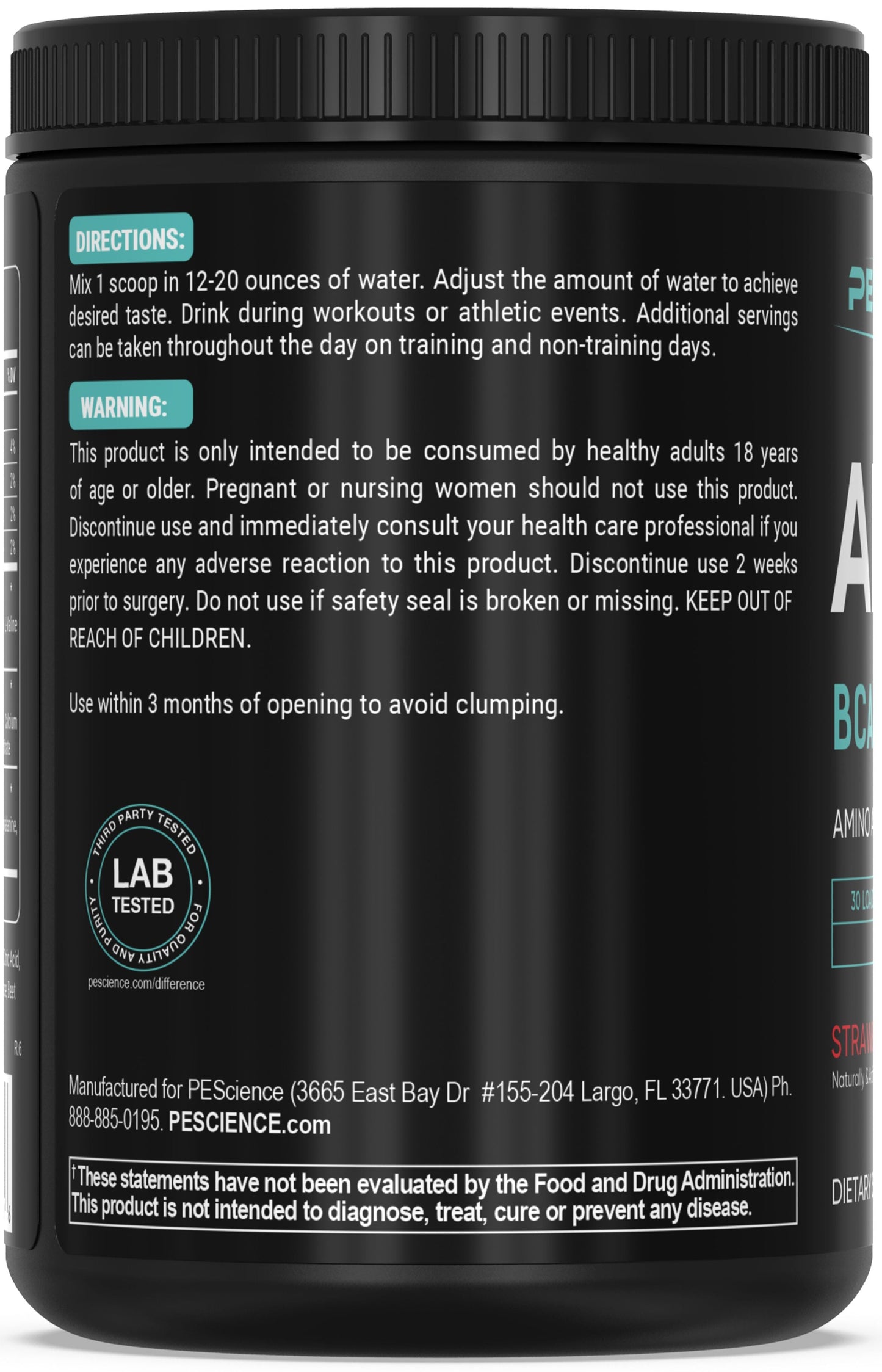 PEScience Amino IV BCAAs + EAAs 