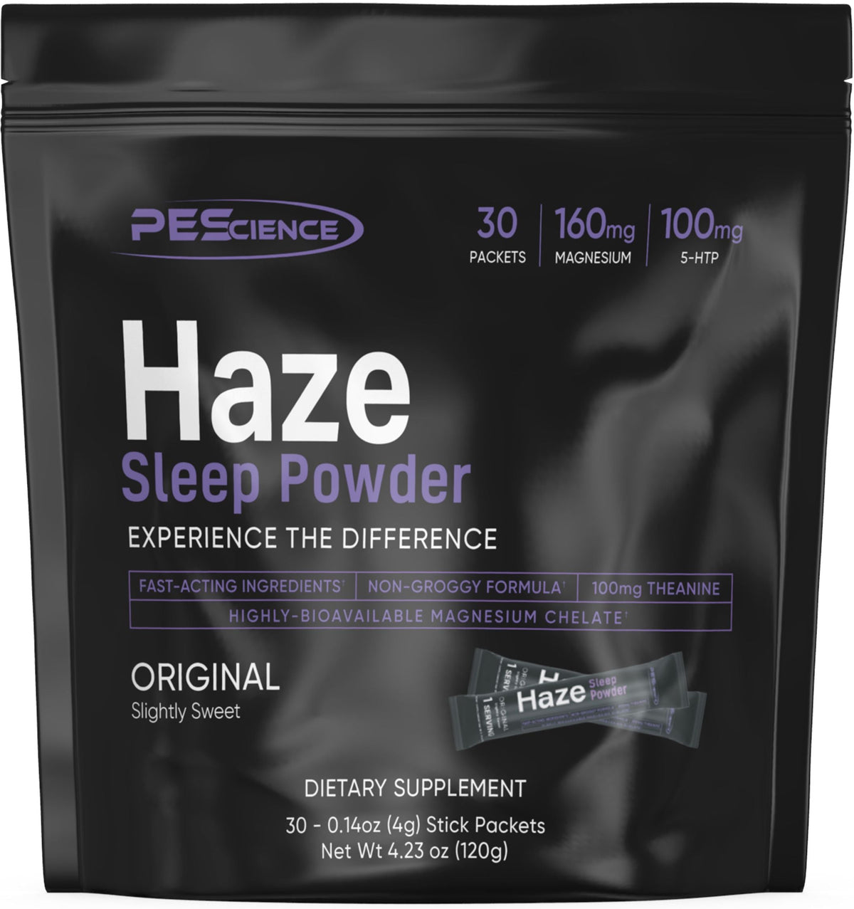 Haze Sleep Powder | Chelated Magnesium | 5-HTP | Melatonin-Free – PEScience