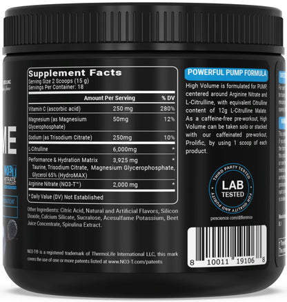 PEScience High Volume Pre-Workout 