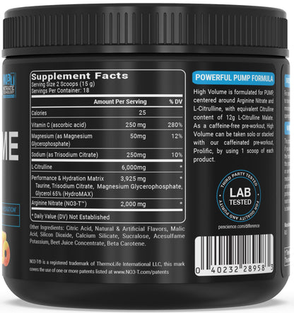 PEScience High Volume Stim-Free Pre-Workout 