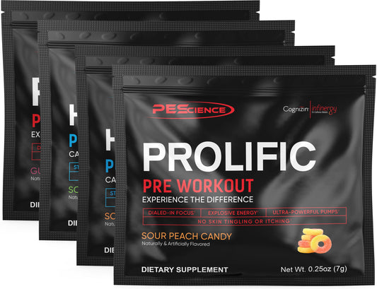 PEScience Pre-Workout Sample Kit 