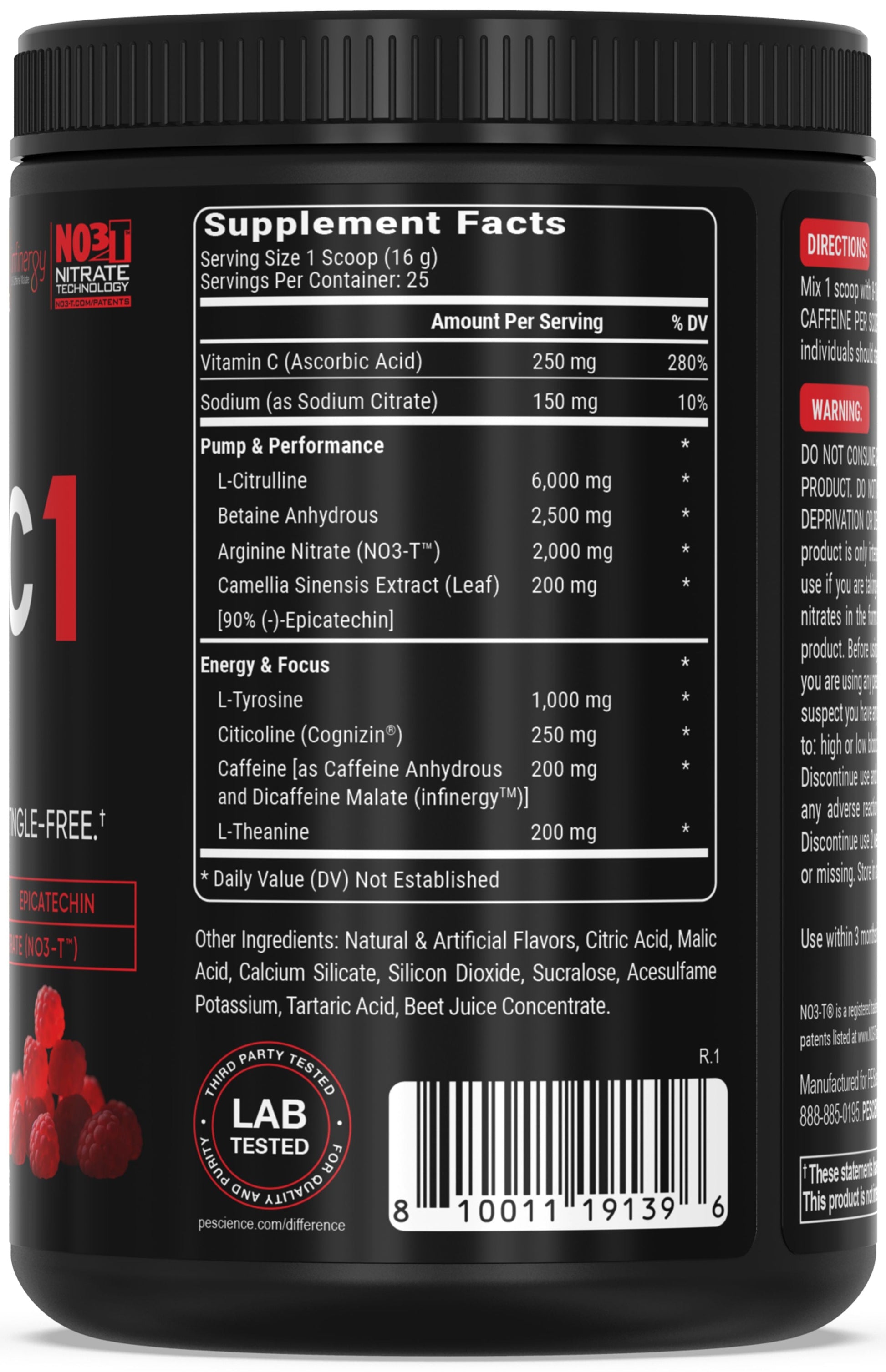 PEScience Prolific-1 Complete Pre-Workout 