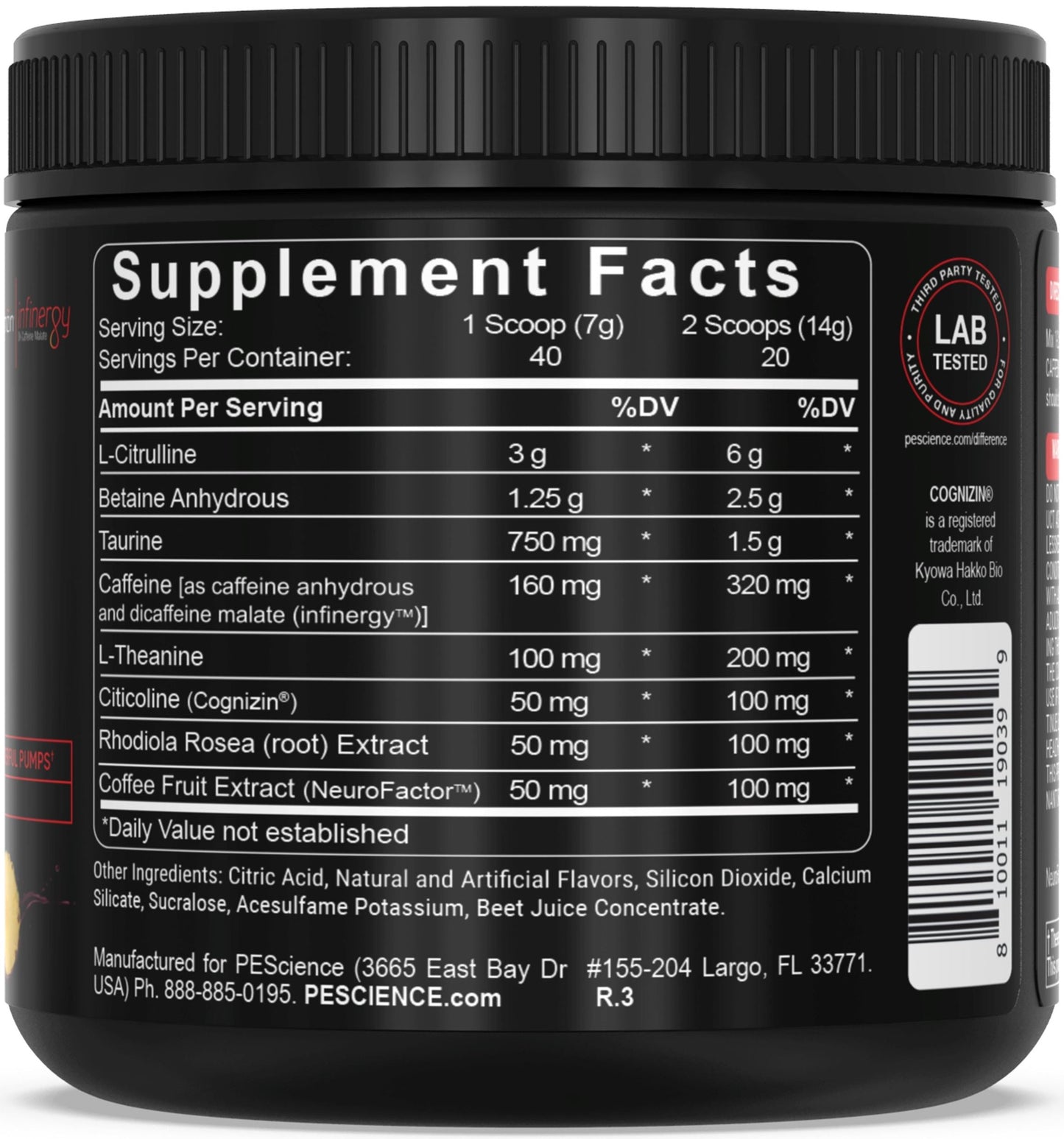 PEScience Prolific Pre-Workout 