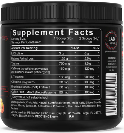 PEScience Prolific Pre-Workout 