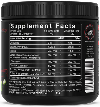 PEScience Prolific Pre-Workout 