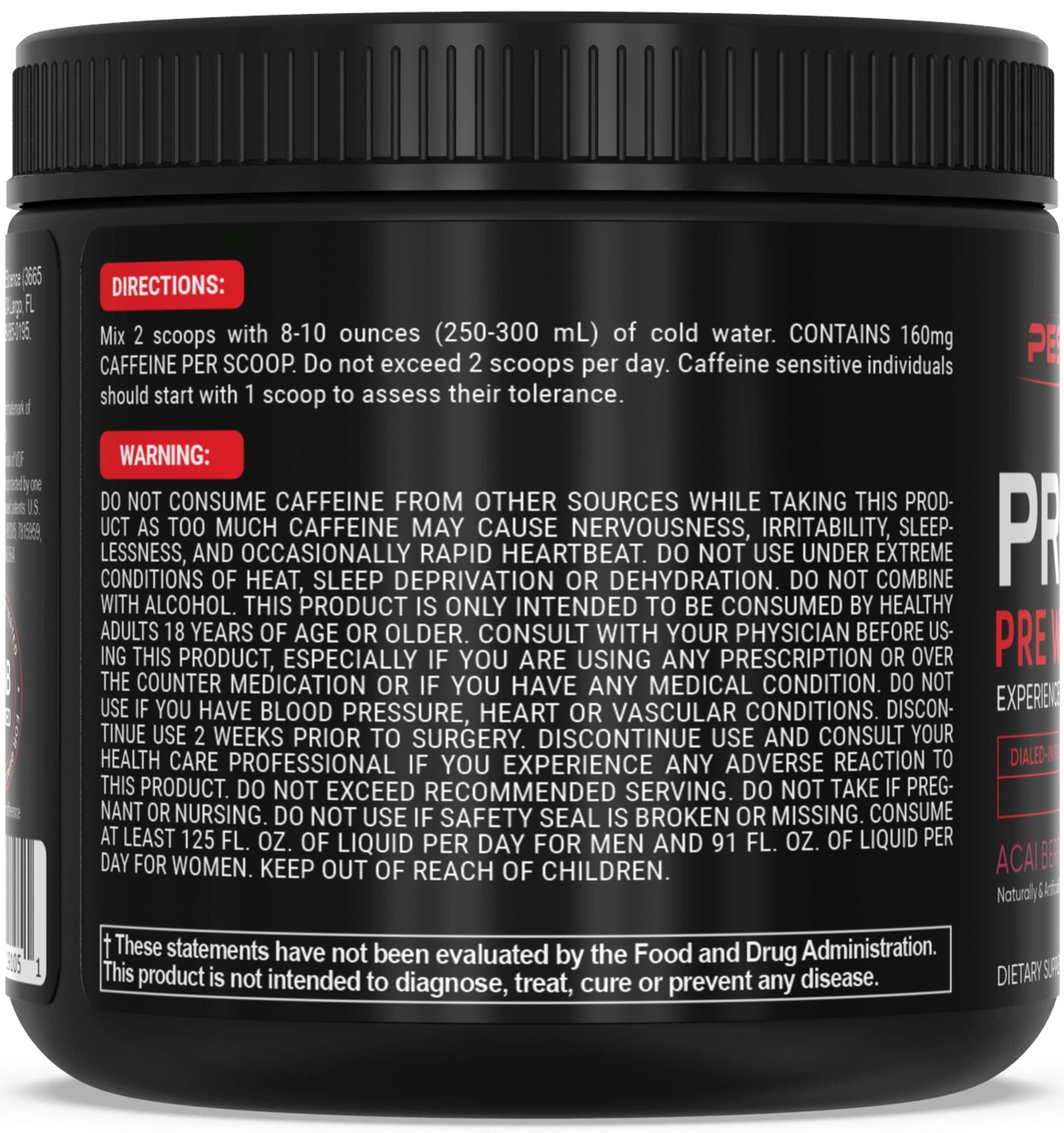 PEScience Prolific Pre-Workout 