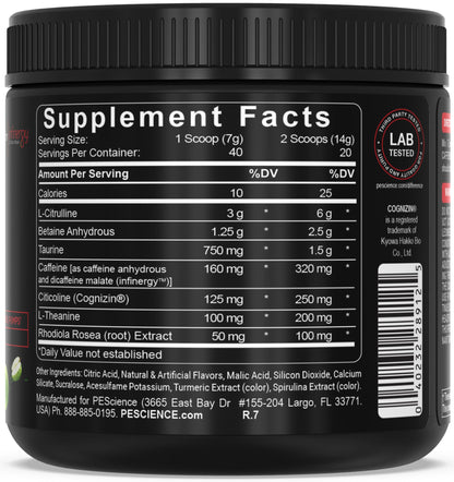 PEScience Prolific Pre-Workout 