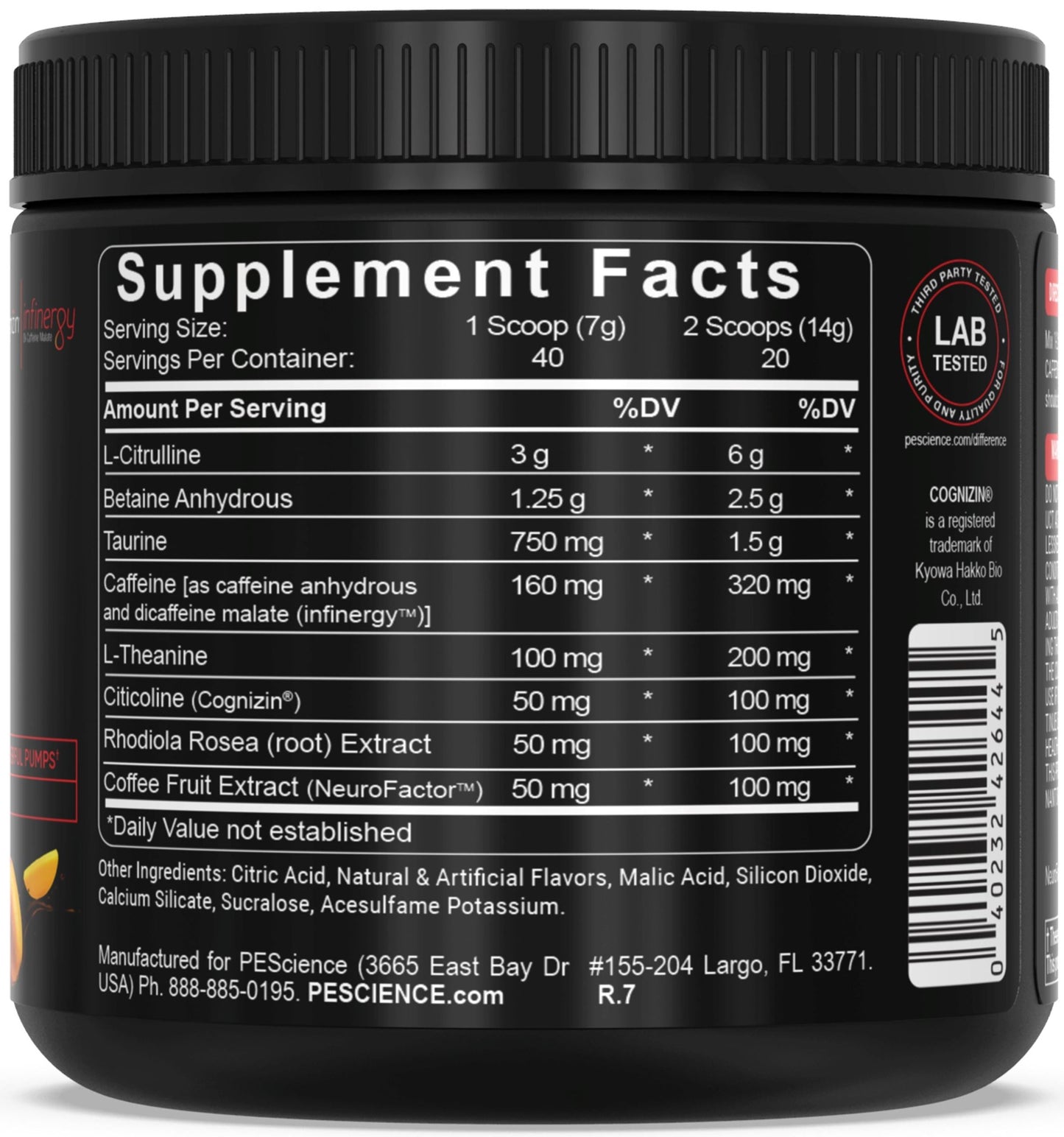 PEScience Prolific Pre-Workout 