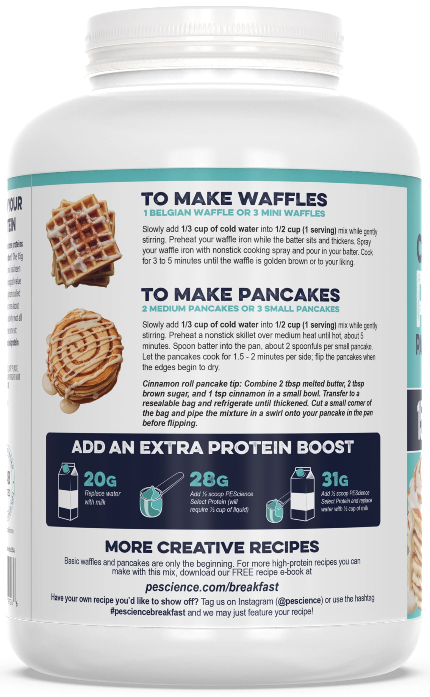 PEScience Protein Pancake & Waffle Mix 