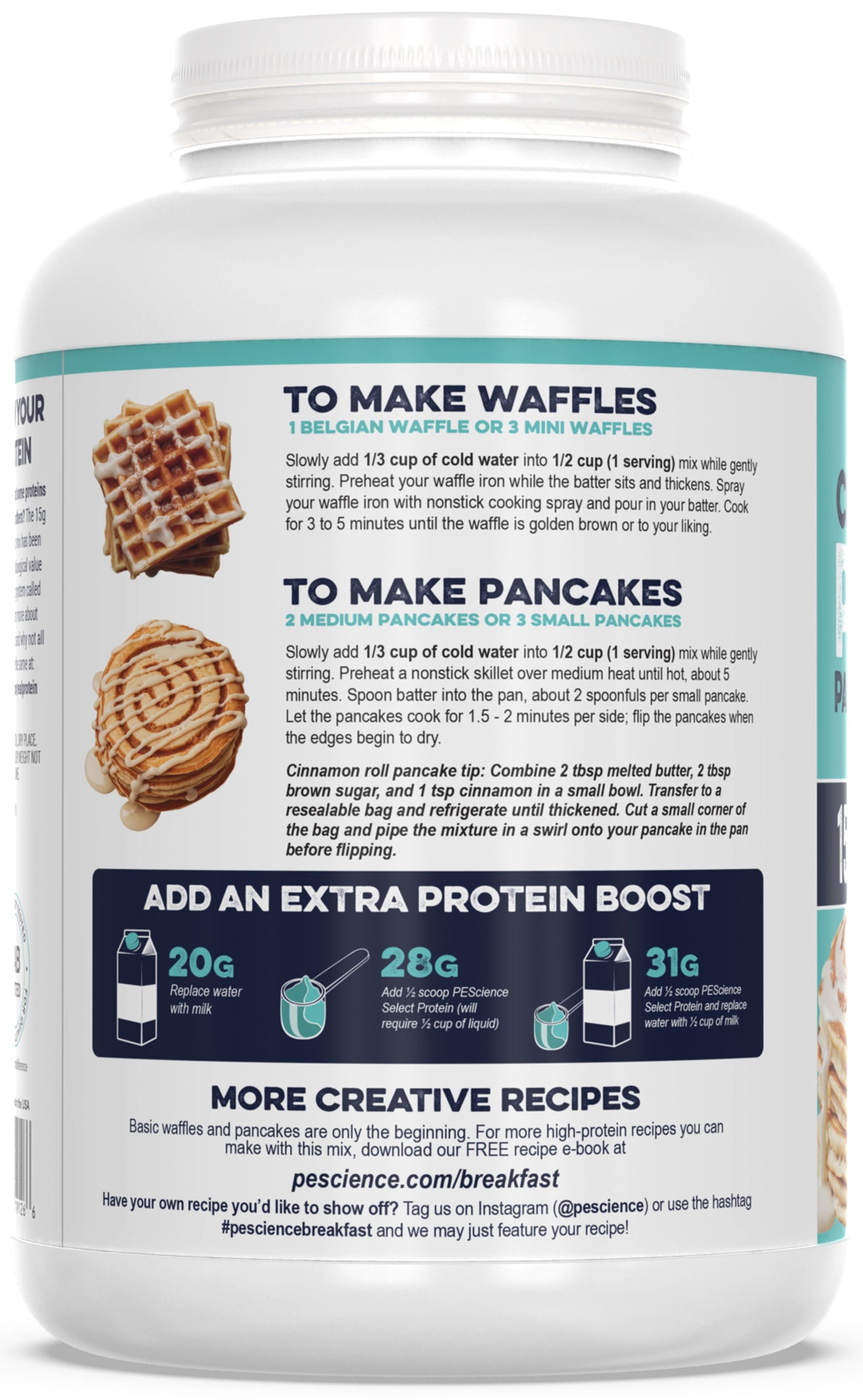 PEScience Protein Pancake & Waffle Mix 