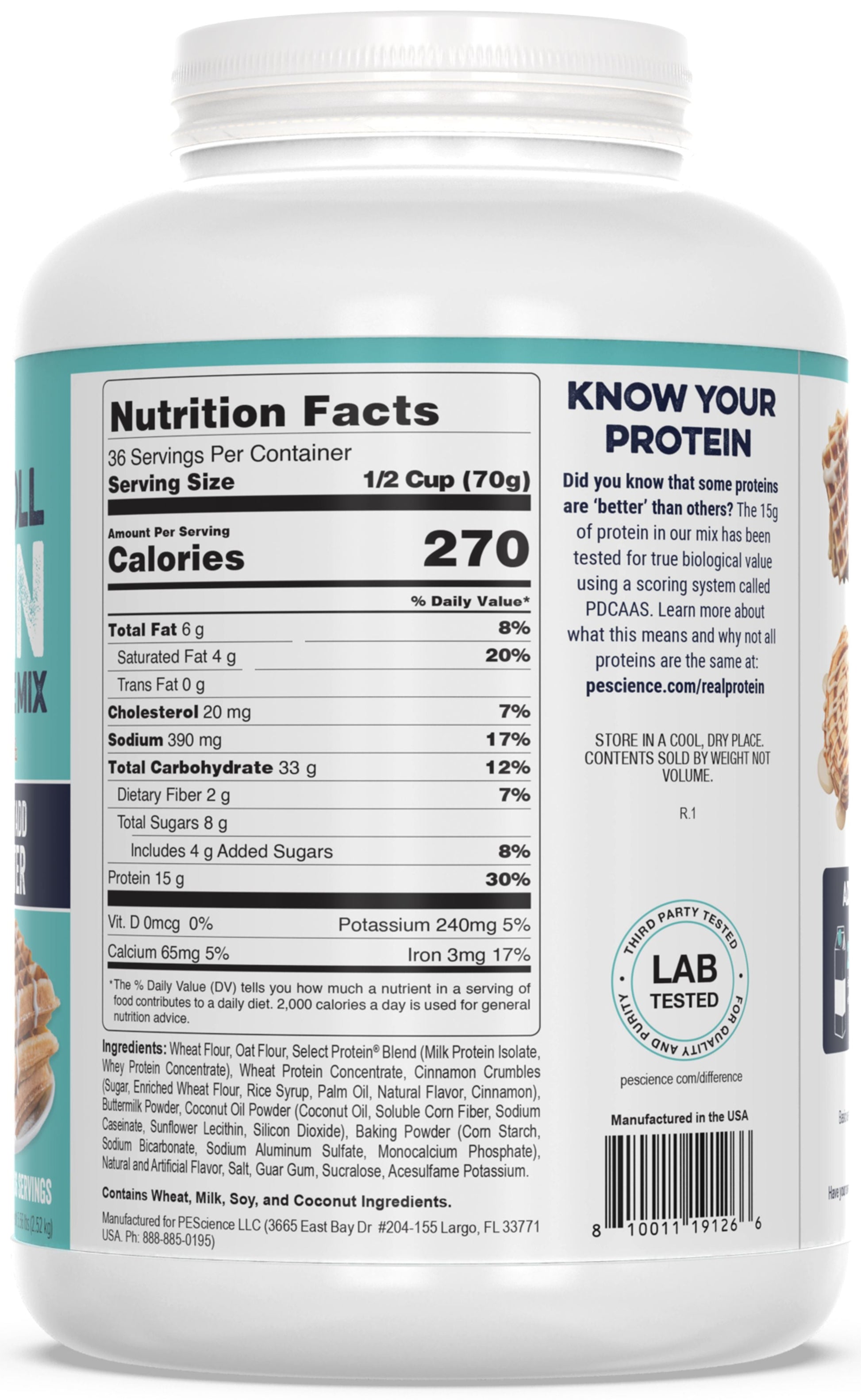 PEScience Protein Pancake & Waffle Mix 