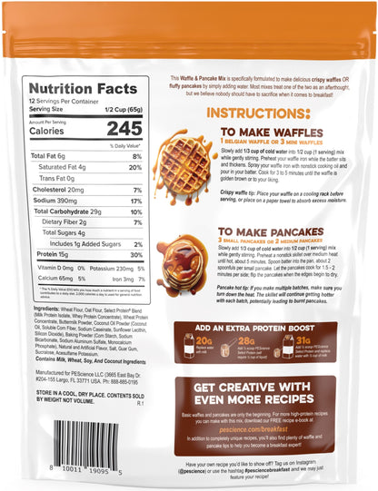 PEScience Protein Pancake & Waffle Mix 