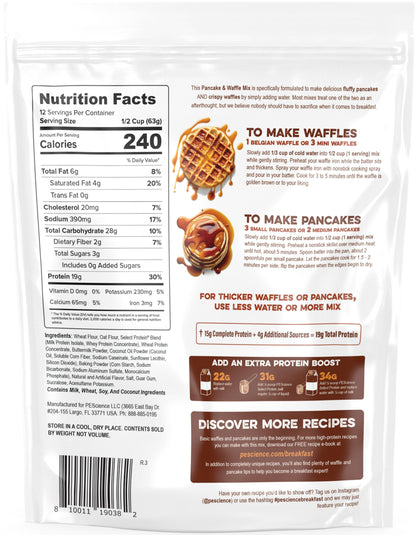 PEScience Protein Pancake & Waffle Mix 
