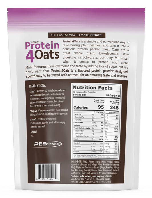 PEScience Protein4Oats Protein for Oatmeal 