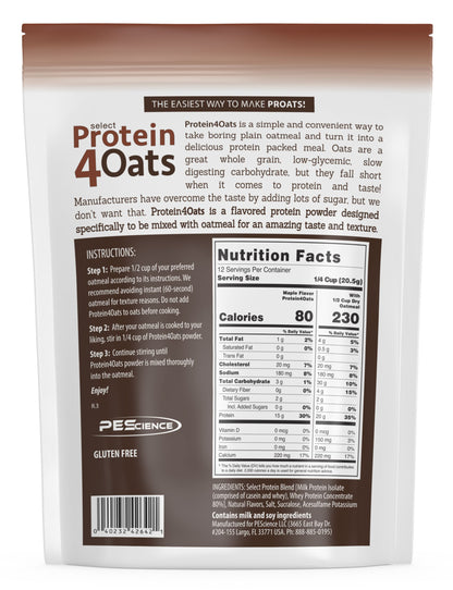 PEScience Protein4Oats Protein for Oatmeal 