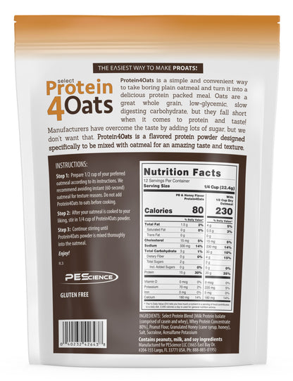 PEScience Protein4Oats Protein for Oatmeal 