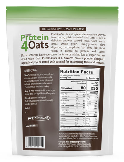 PEScience Protein4Oats Protein for Oatmeal 