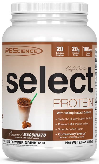 PEScience Select Café Series Protein Caramel Macchiato 20