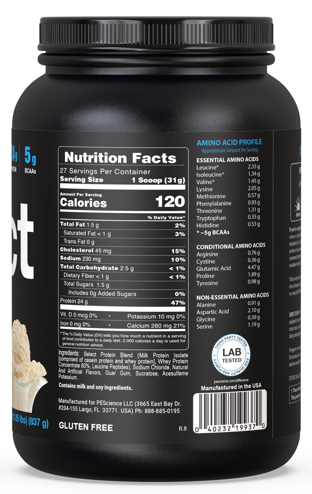 PEScience Select Protein Powder 