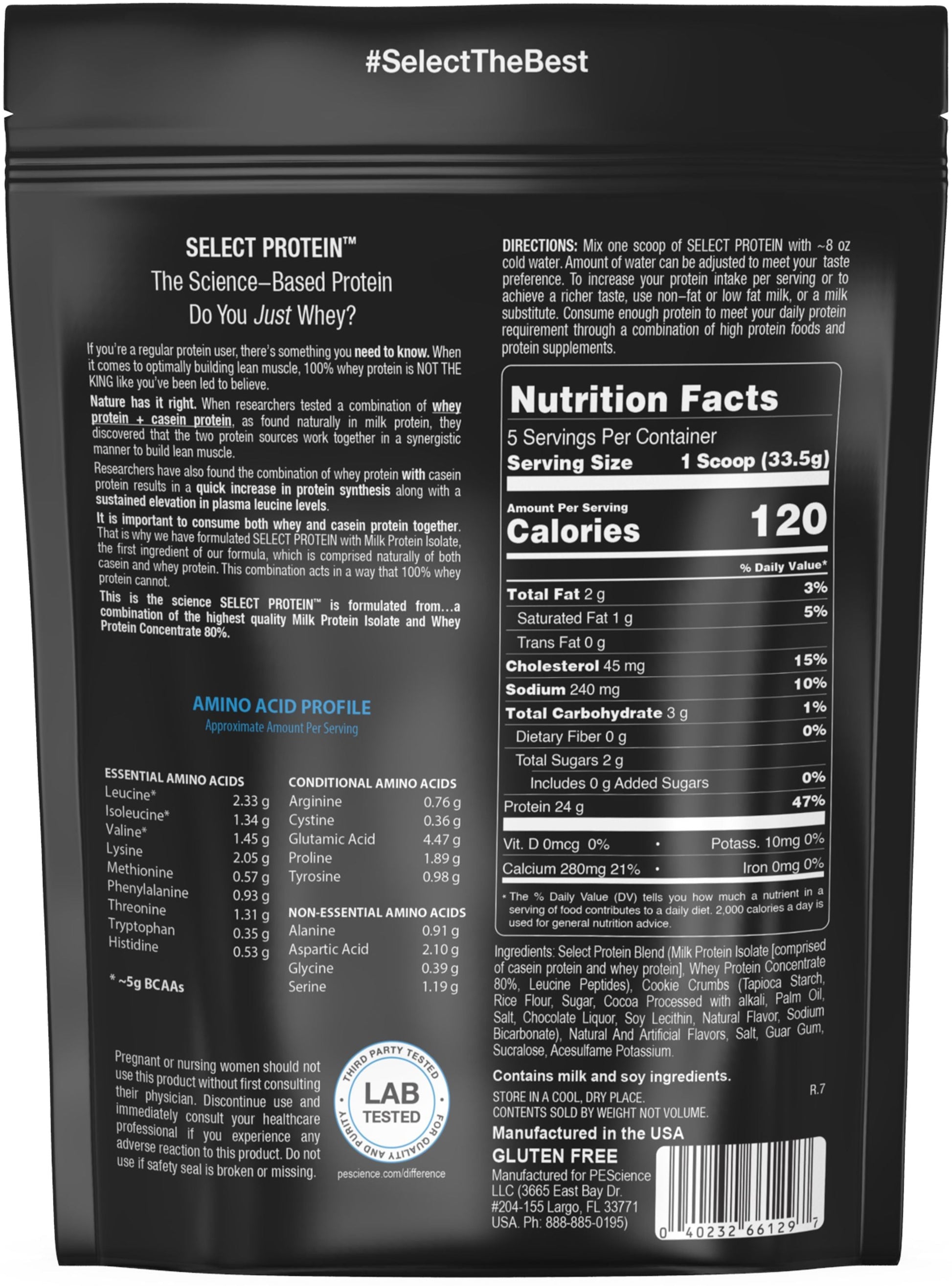 PEScience Select Protein Powder 