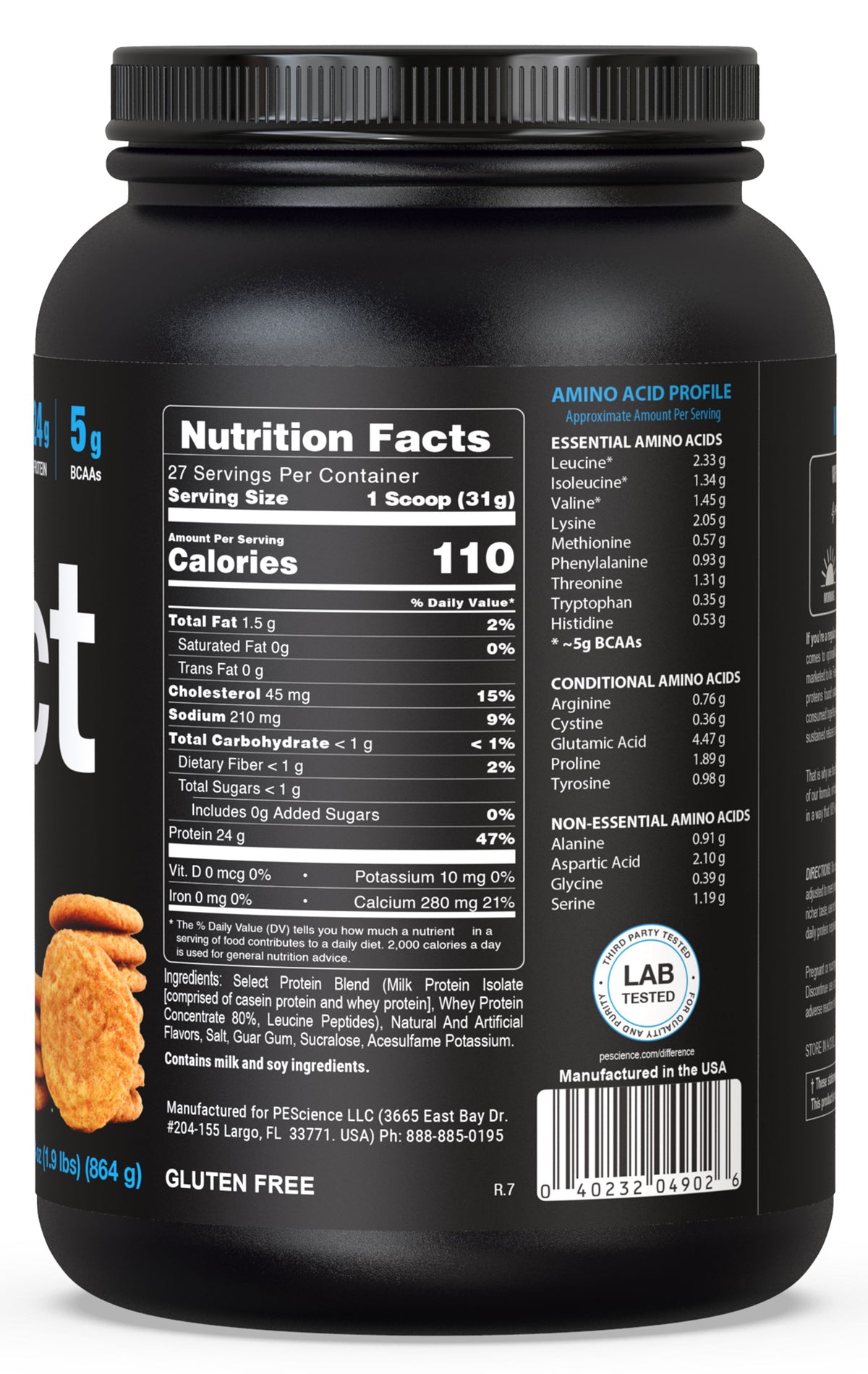 PEScience Select Protein Powder 