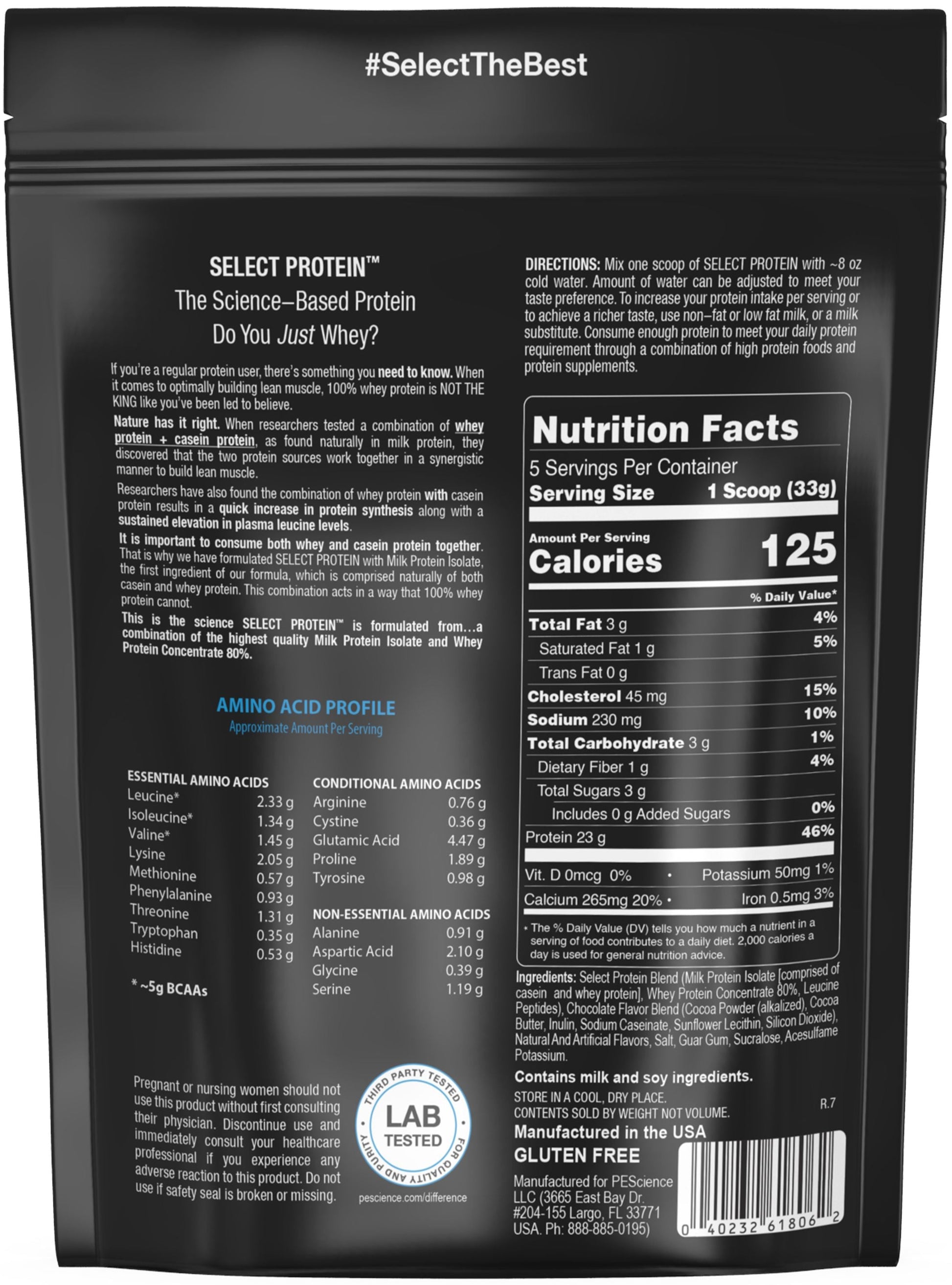 PEScience Select Protein Powder 