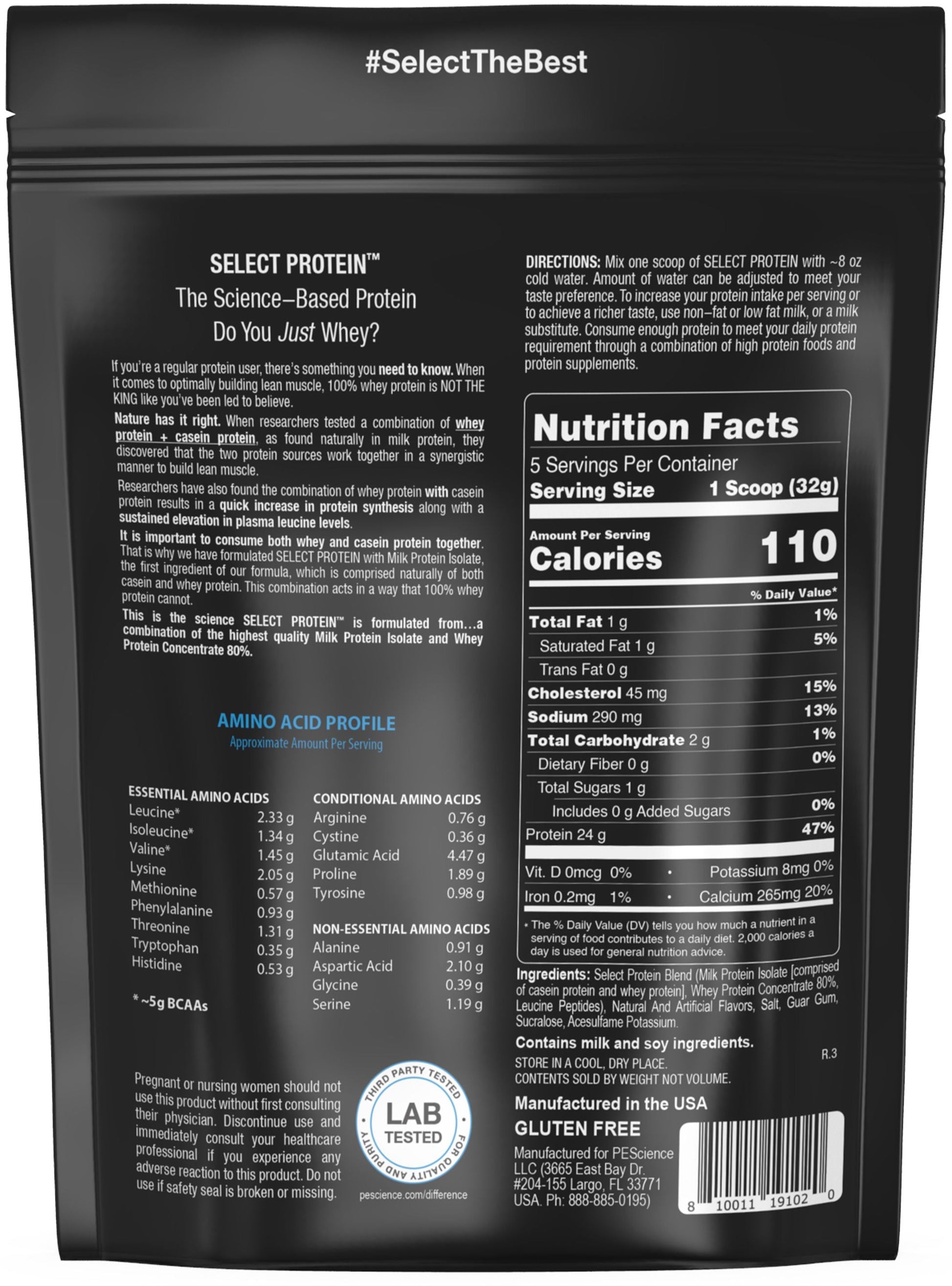 PEScience Select Protein Powder 